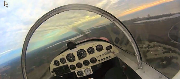 Glen Bradley flying Dave's CX5